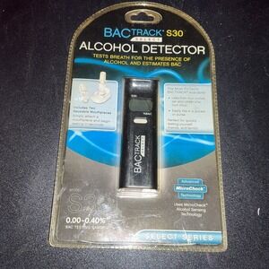 Bactrack Select S30 Personal Breathalyzer Alcohol Breath Tester Detector New Nib